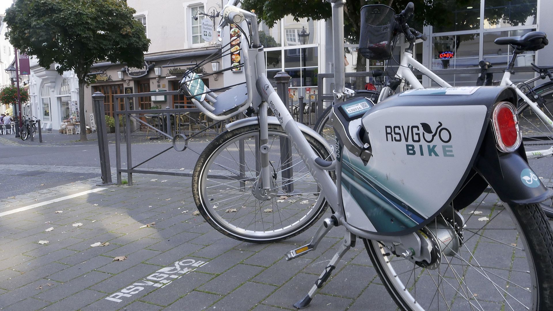 RSVG-Bikes in der Bad Honnefer Innenstadt