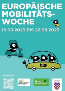 Werbeposter für die europäische Mobilitätswoche in Bad Honnef